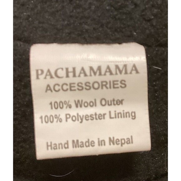 Pachamama Men's Wool Trapper Hat Winter Accessory Grey Made In Nepal With Tags - Picture 6 of 12